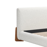 ZUO Baris King Bed Ivory