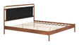 ZUO Netz King Bed Black & Walnut
