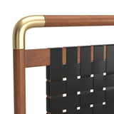 ZUO Netz King Bed Black & Walnut