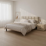 ZUO Placid King Bed Beige