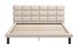 ZUO Placid King Bed Beige