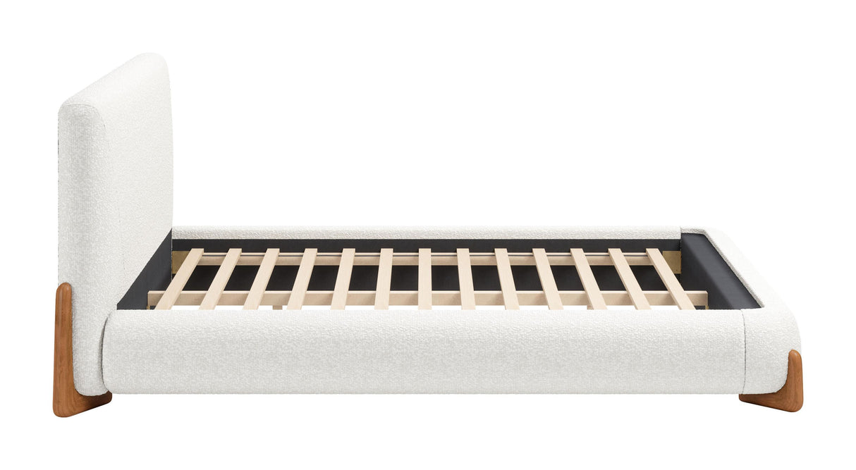 ZUO Baris Queen Bed Ivory