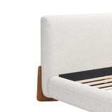 ZUO Baris Queen Bed Ivory