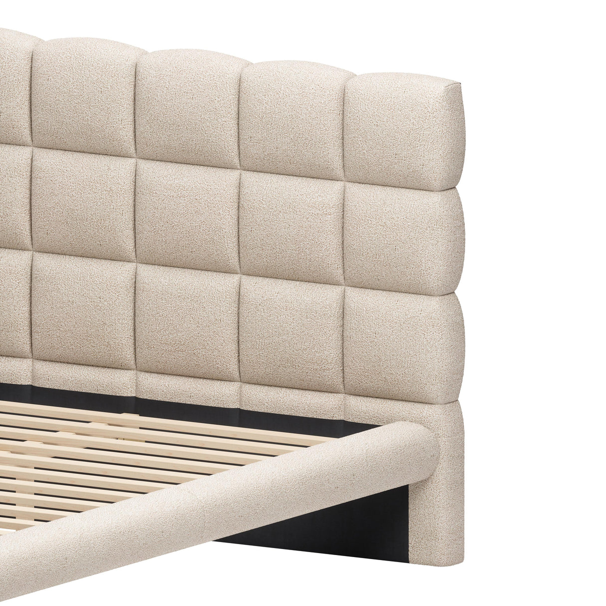 ZUO Placid Queen Bed Beige