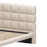 ZUO Placid Queen Bed Beige