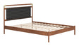 ZUO Netz Queen Bed Black & Walnut