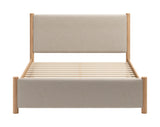 ZUO Hadi Queen Bed Beige & Natural
