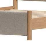 ZUO Hadi Queen Bed Beige & Natural