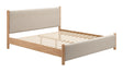 ZUO Hadi King Bed Beige & Natural