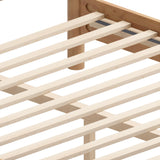 ZUO Hadi King Bed Beige & Natural