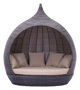 ZUO Martinique Beach Daybed Brown & Beige