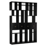 NOIR Grobius Bookcase Hand Rubbed Black