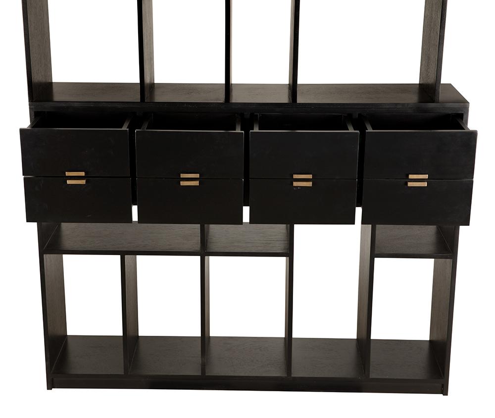 NOIR Grobius Bookcase Hand Rubbed Black