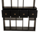 NOIR Grobius Bookcase Hand Rubbed Black