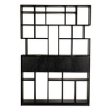NOIR Grobius Bookcase Hand Rubbed Black