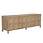 NOIR Quadrant 4 Door Sideboard Washed Walnut