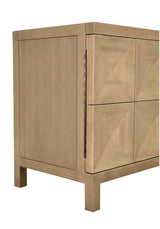NOIR Quadrant 4 Door Sideboard Washed Walnut