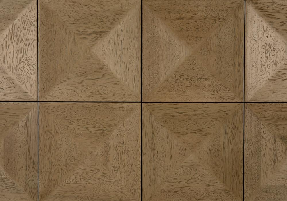 NOIR Quadrant 4 Door Sideboard Washed Walnut