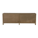 NOIR Quadrant 4 Door Sideboard Washed Walnut