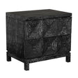NOIR Musashi 2 Drawer Small Black Walnut