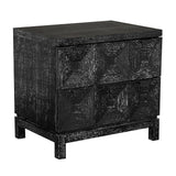 NOIR Musashi 2 Drawer Small Black Walnut