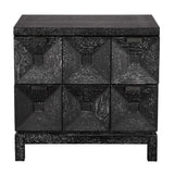 NOIR Musashi 2 Drawer Small Black Walnut