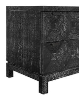 NOIR Musashi 2 Drawer Small Black Walnut