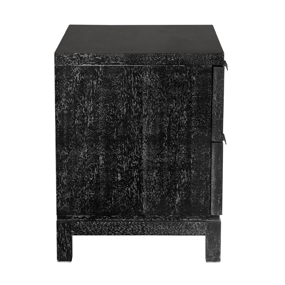 NOIR Musashi 2 Drawer Small Black Walnut