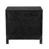 NOIR Musashi 2 Drawer Small Black Walnut