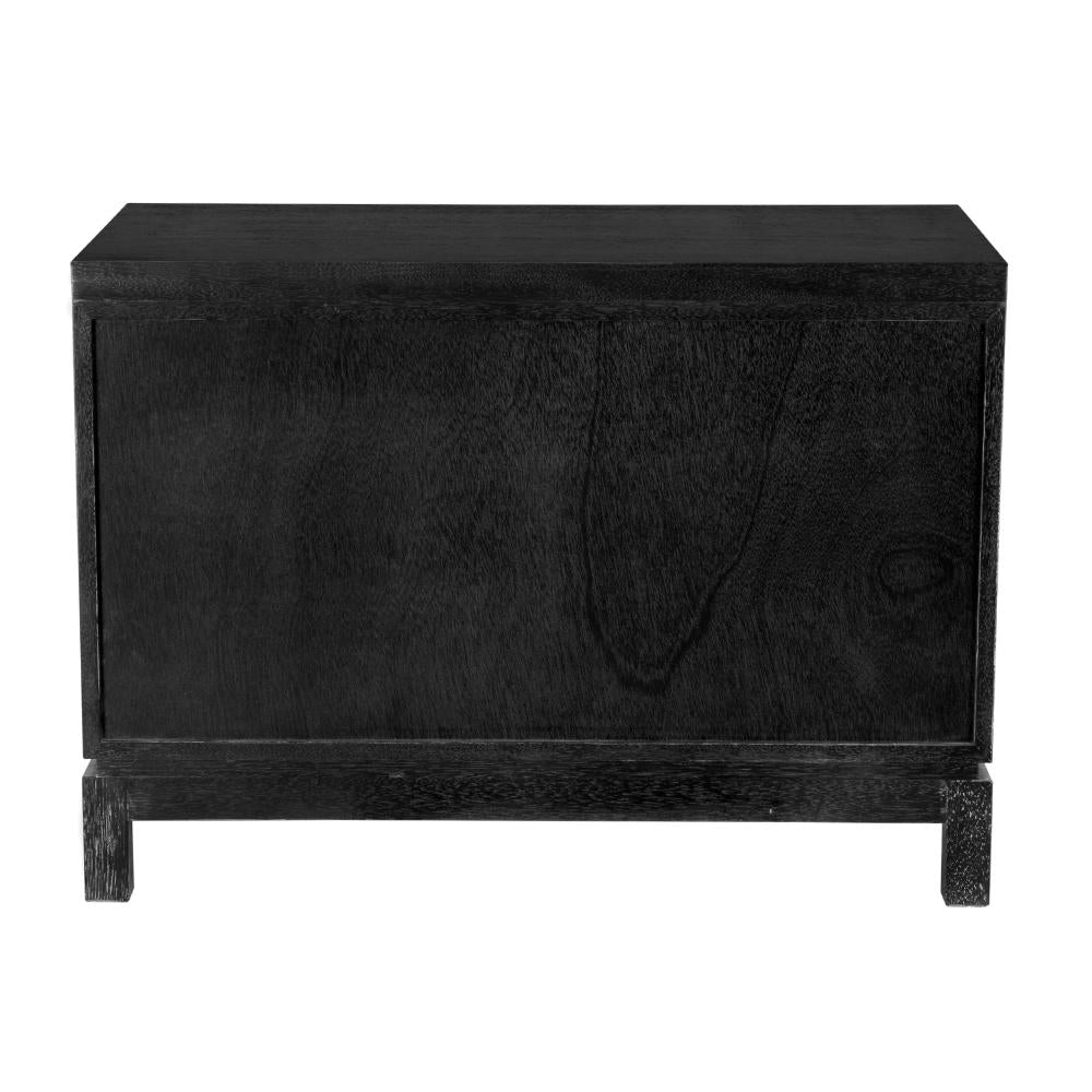 NOIR Musashi 2 Drawer Large Black Walnut