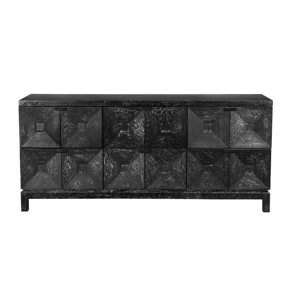 NOIR Musashi 6 Drawer Black Walnut