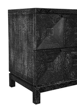NOIR Musashi 6 Drawer Black Walnut