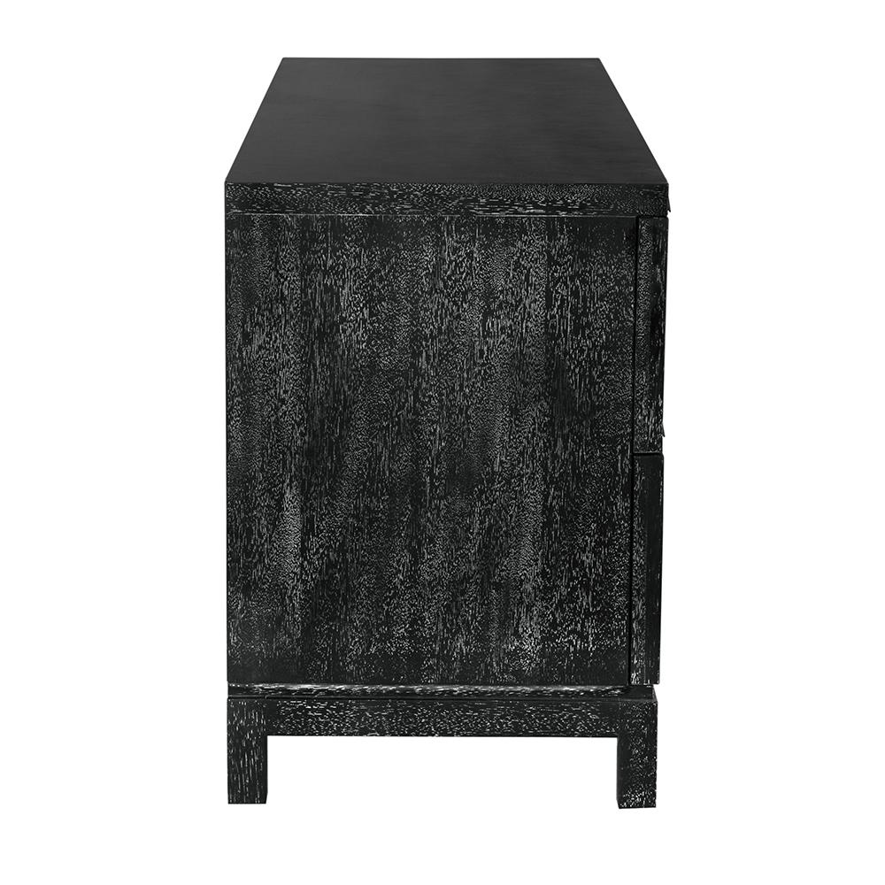NOIR Musashi 6 Drawer Black Walnut