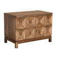 NOIR Musashi 2 Drawer Large Dark Walnut