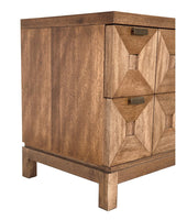 NOIR Musashi 2 Drawer Large Dark Walnut