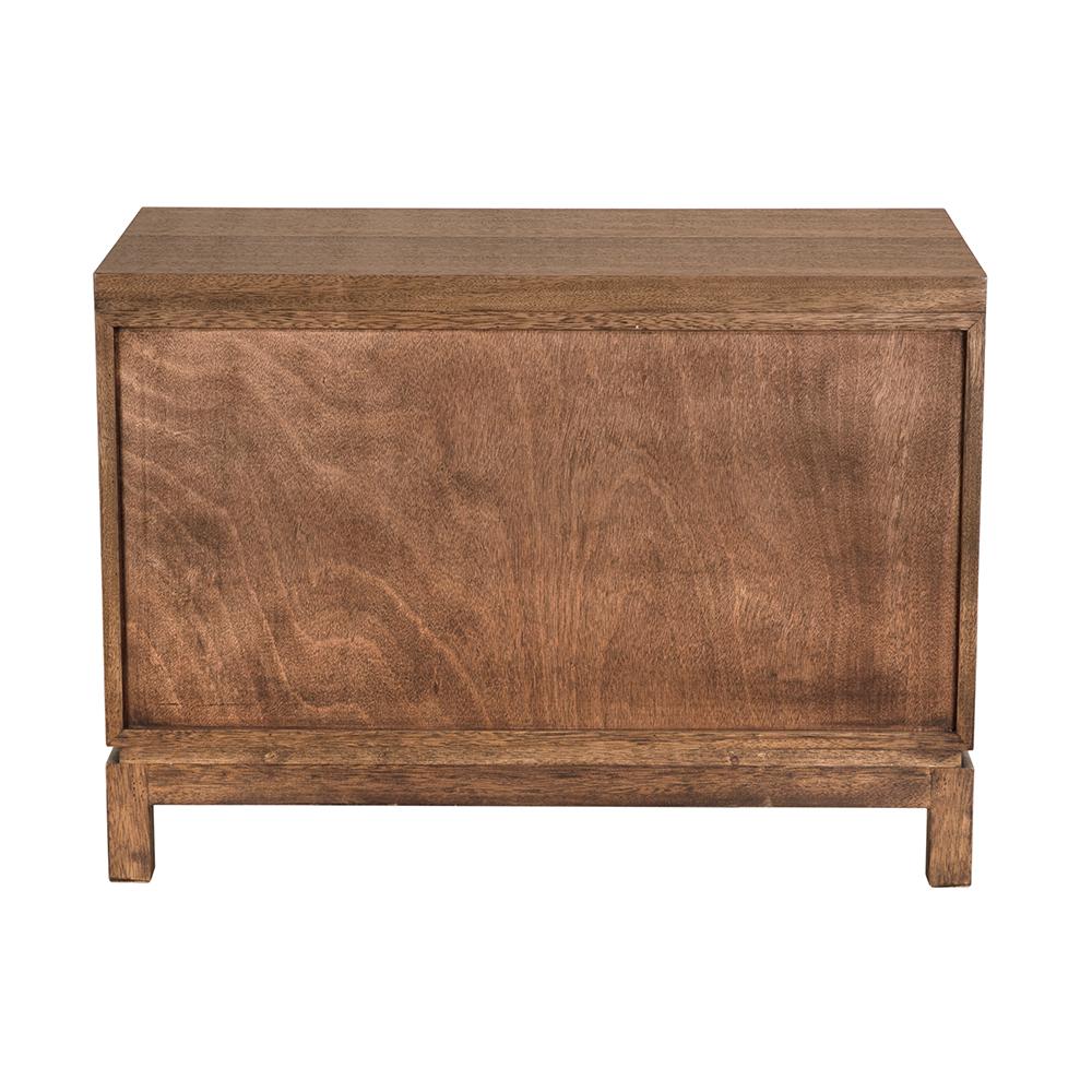 NOIR Musashi 2 Drawer Large Dark Walnut