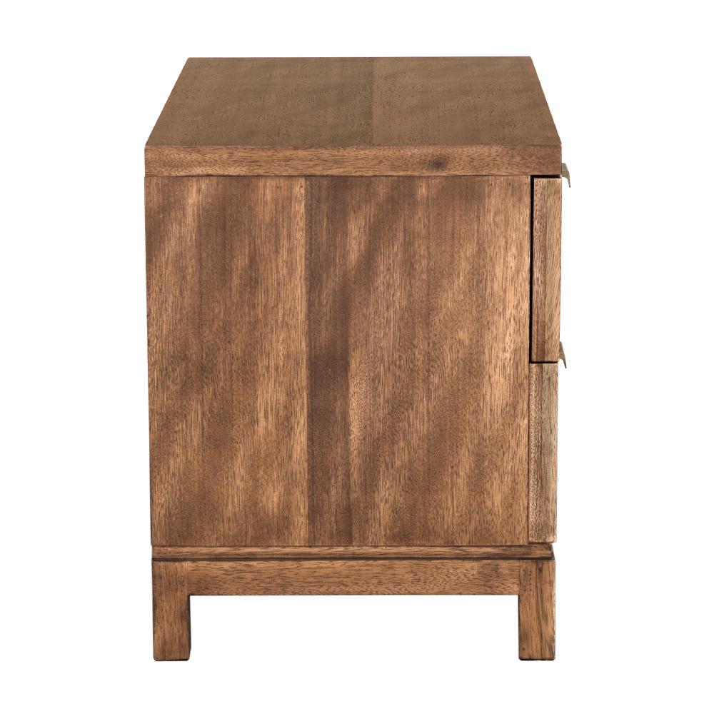 NOIR Musashi 2 Drawer Large Dark Walnut