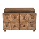 NOIR Musashi 2 Drawer Large Dark Walnut