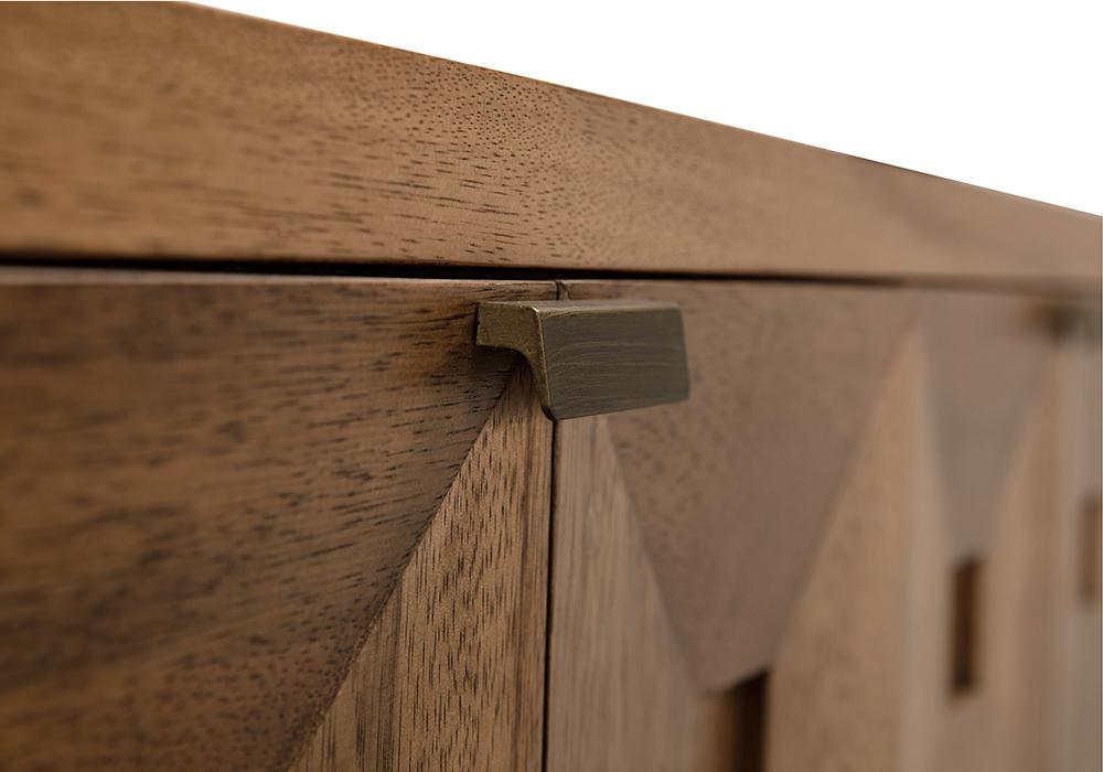 NOIR Musashi 6 Drawer Dark Walnut