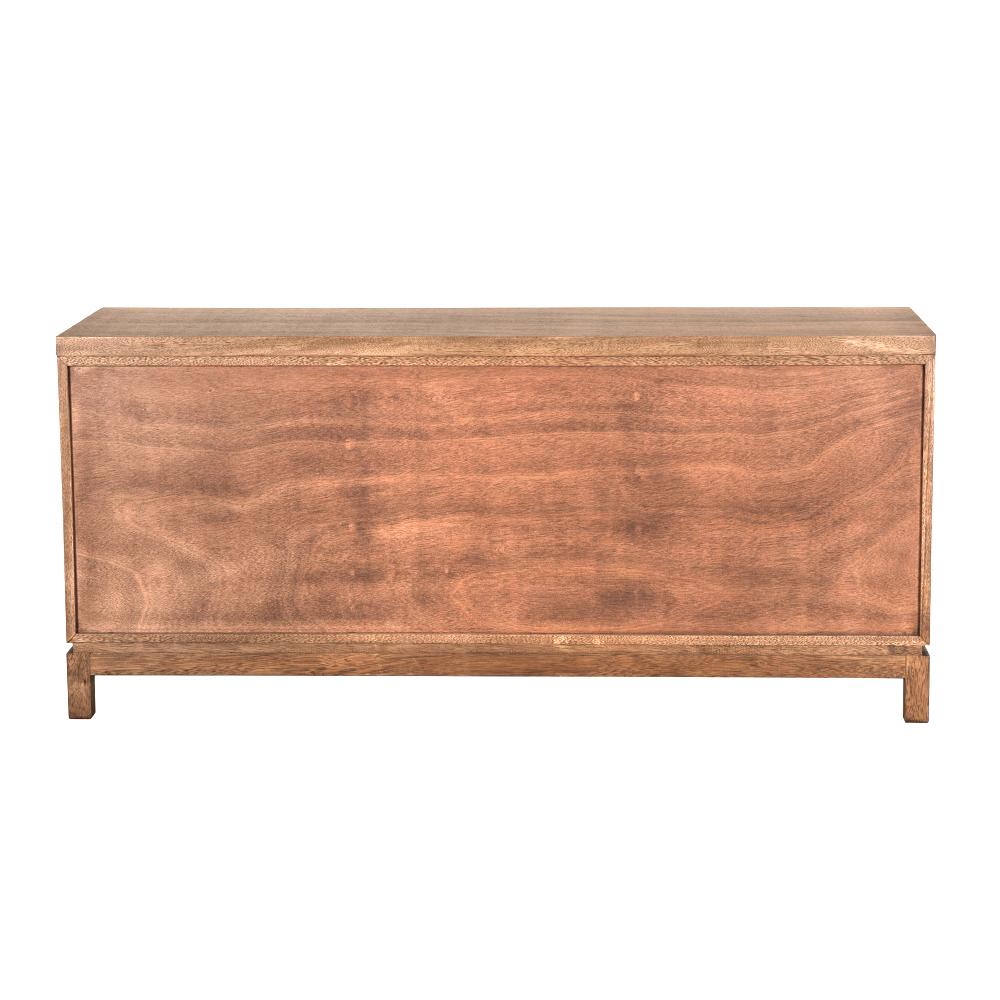 NOIR Musashi 6 Drawer Dark Walnut