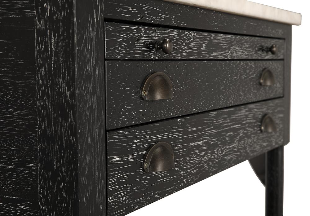 NOIR Artemio Side Table with Marble Top