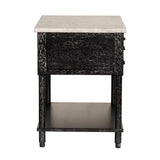 NOIR Artemio Side Table with Marble Top