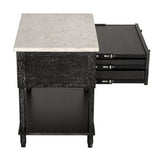 NOIR Artemio Side Table with Marble Top