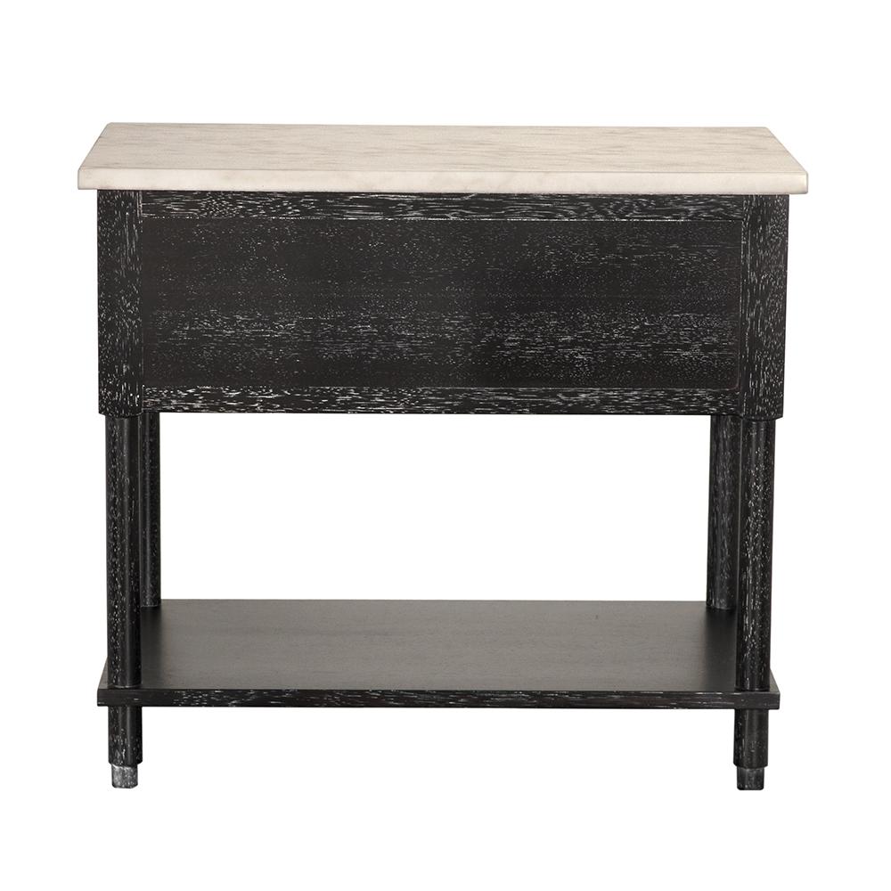NOIR Artemio Side Table with Marble Top