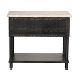 NOIR Artemio Side Table with Marble Top