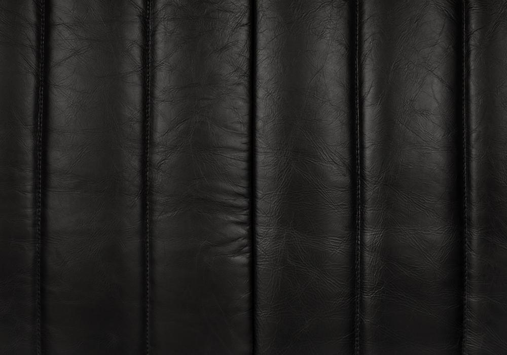 NOIR Khann Sofa Ebony Black Leather