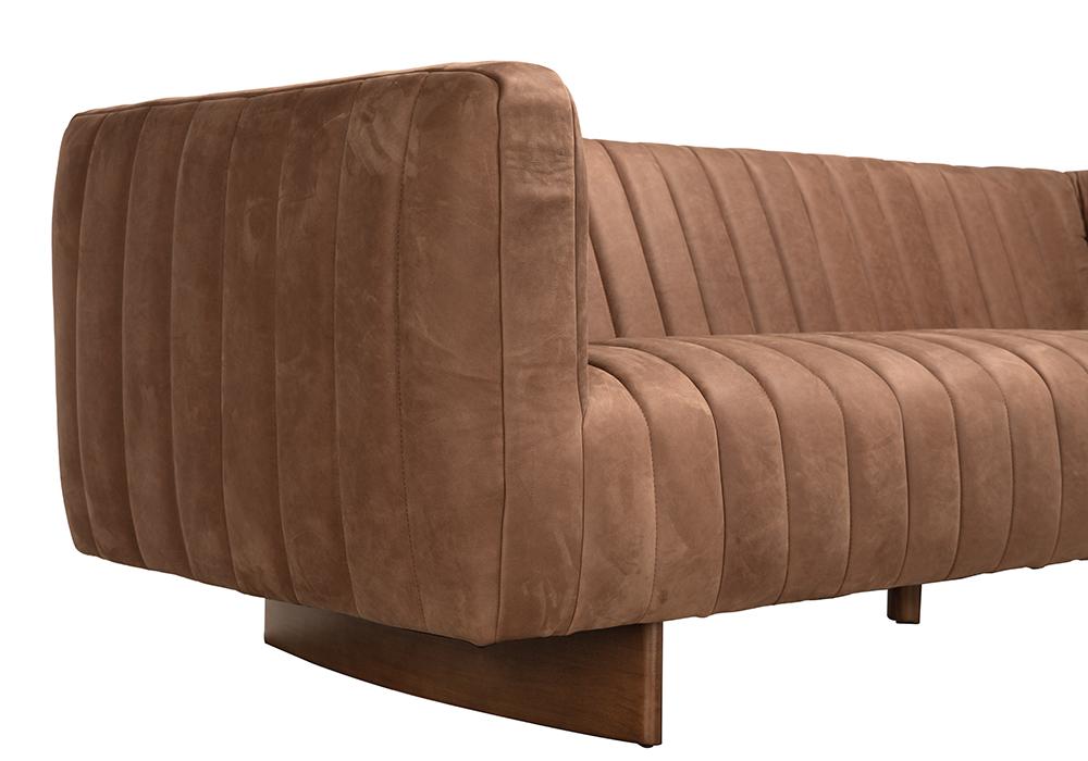 NOIR Khann Sofa Orris Brown Leather