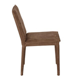 NOIR Georgia Dining Chair Orris Brown Leather