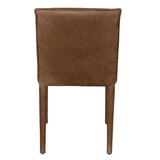 NOIR Newton Dining Chair Brown Leather
