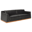 NOIR Seville Sofa Grey Velvet